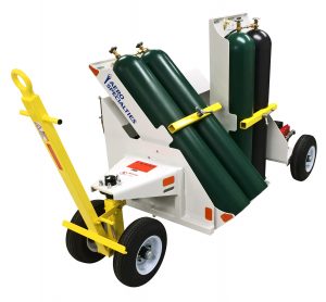 4-Bottle Tilting Oxygen/Nitrogen Service Carts