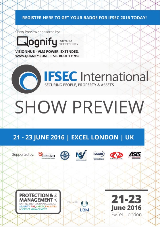 IFSEC 2016 show preview