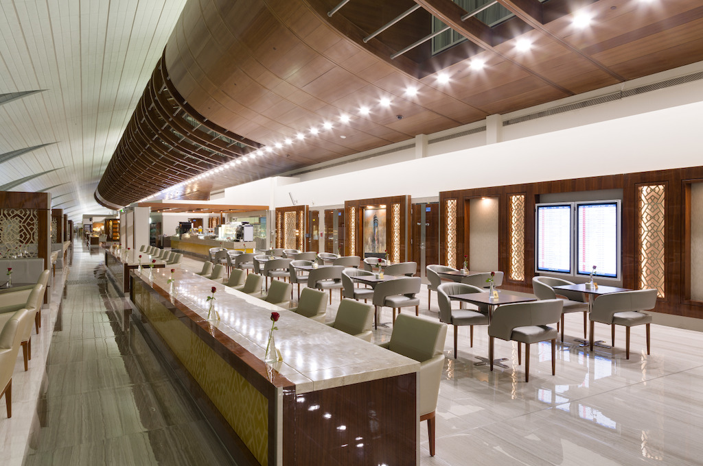 Emirates business lounge refurbishment at Dubai International Airport