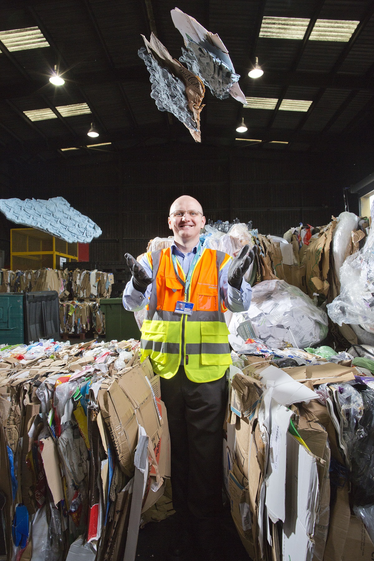 PHOTO:JEFF GILBERT Simon Duggans, Senior Logistics Manager at Gatwick waste disposal 20.09.2016