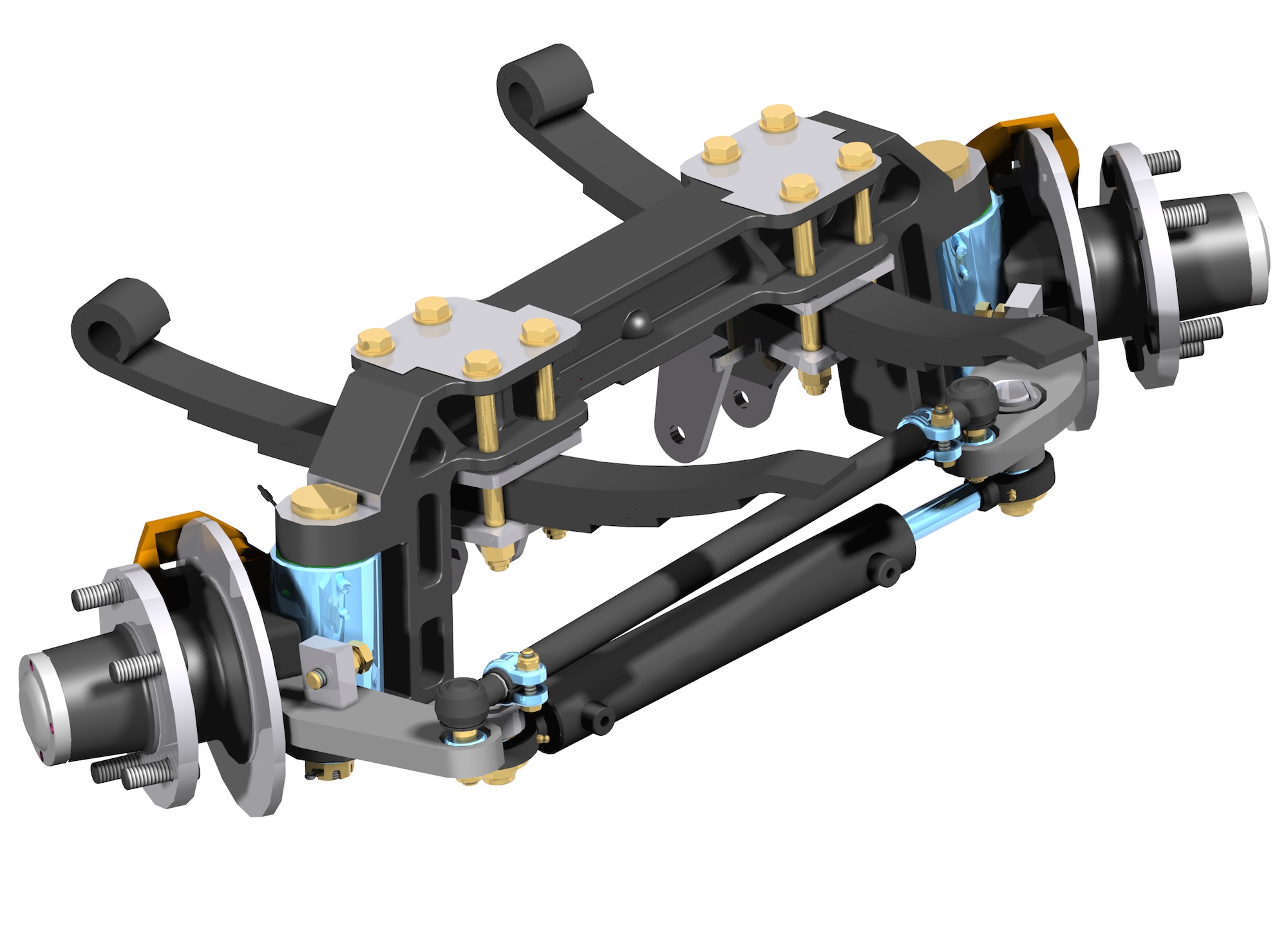 Paillard HighPerformance Steering Axles for Airport Vehicles