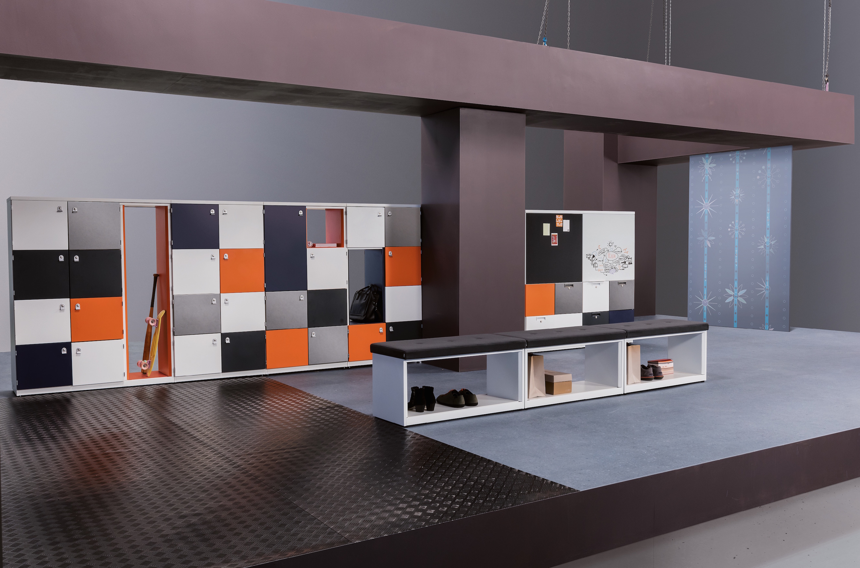 Airport Storage & Furniture Solutions Bisley Lockers, Industrial