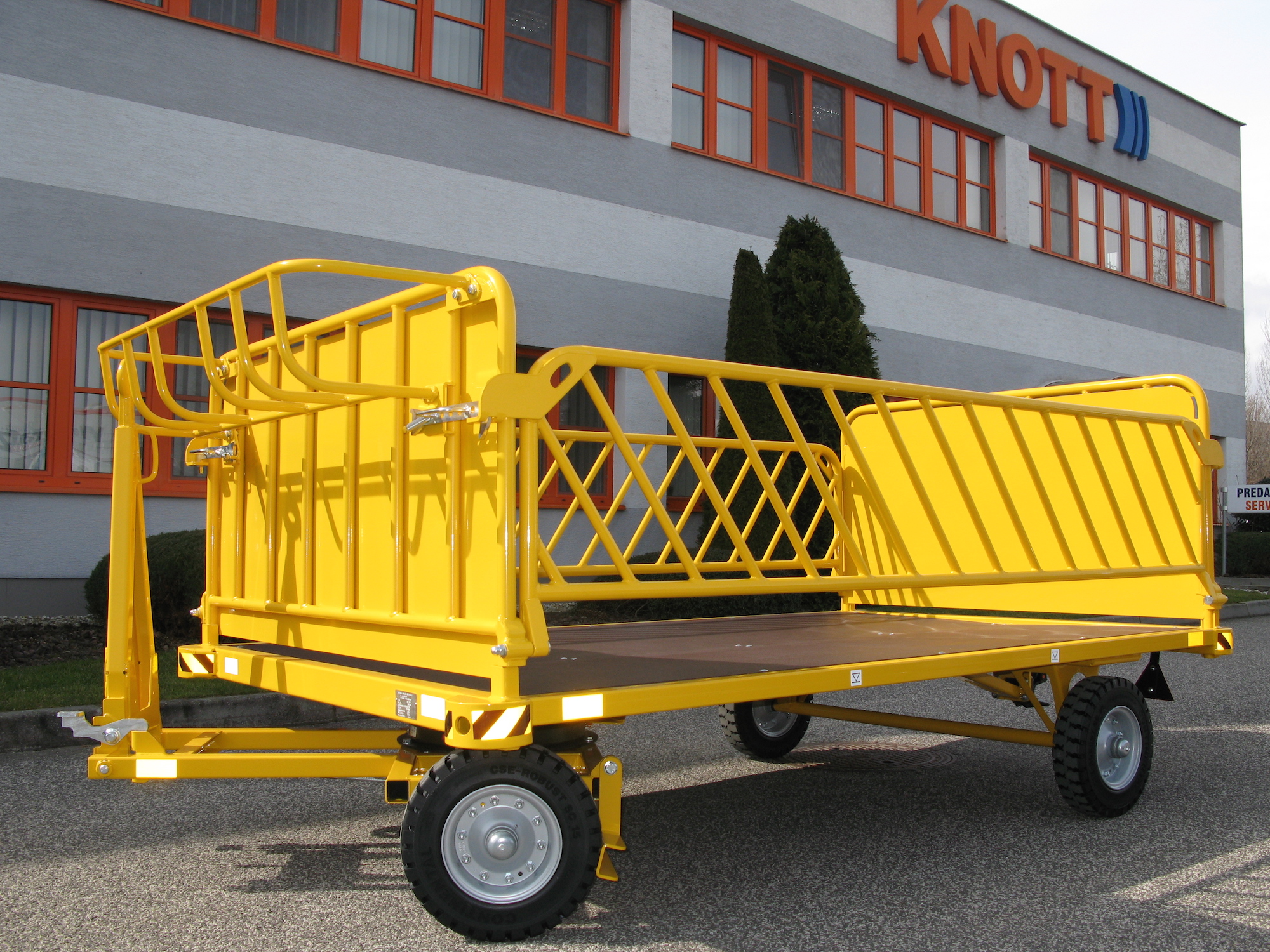 Container Pallet Baggage Dollies, ULD Racks, Axles, GPU Chassis KNOTT