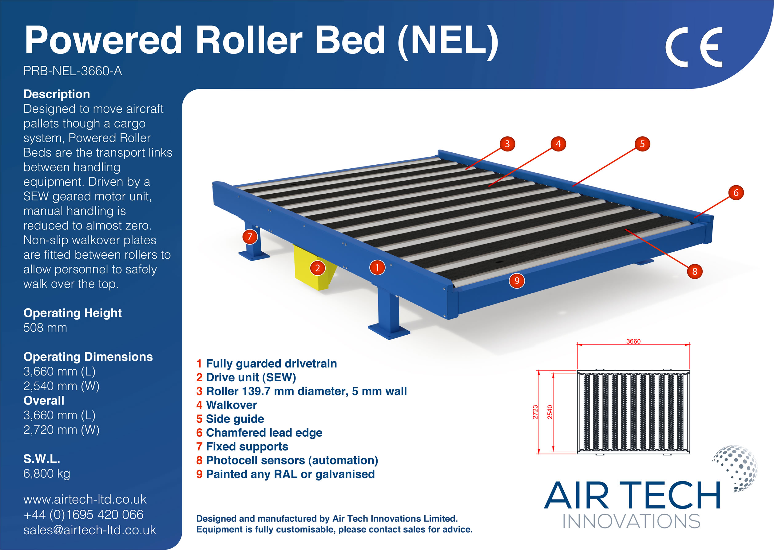 Powered Roller Beds Airport Suppliers