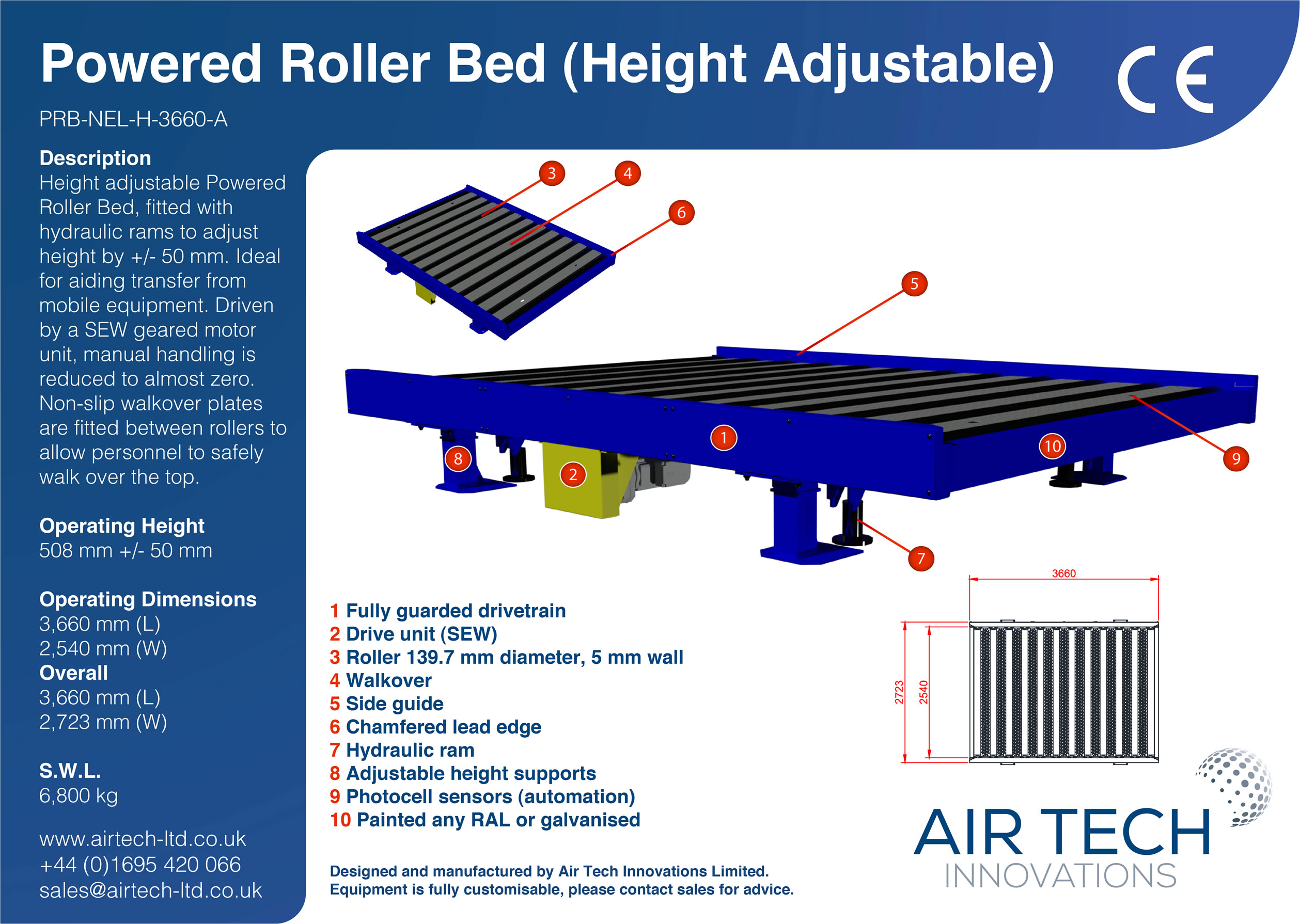 Powered Roller Beds Airport Suppliers