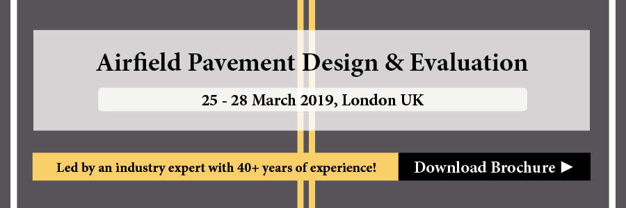 Airfield Pavement Design & Evaluation Masterclass 2019