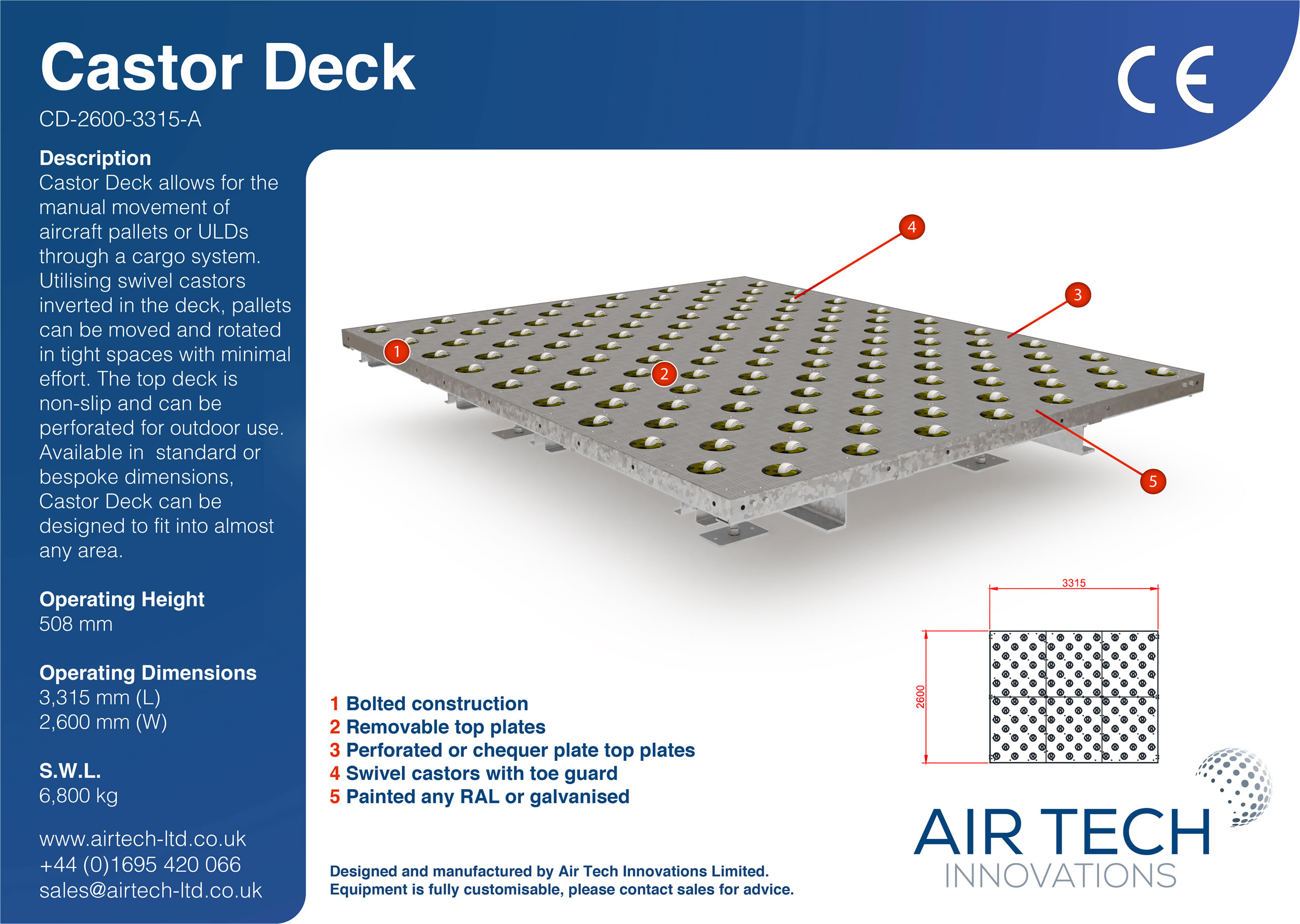 Castor Decks Airport Suppliers