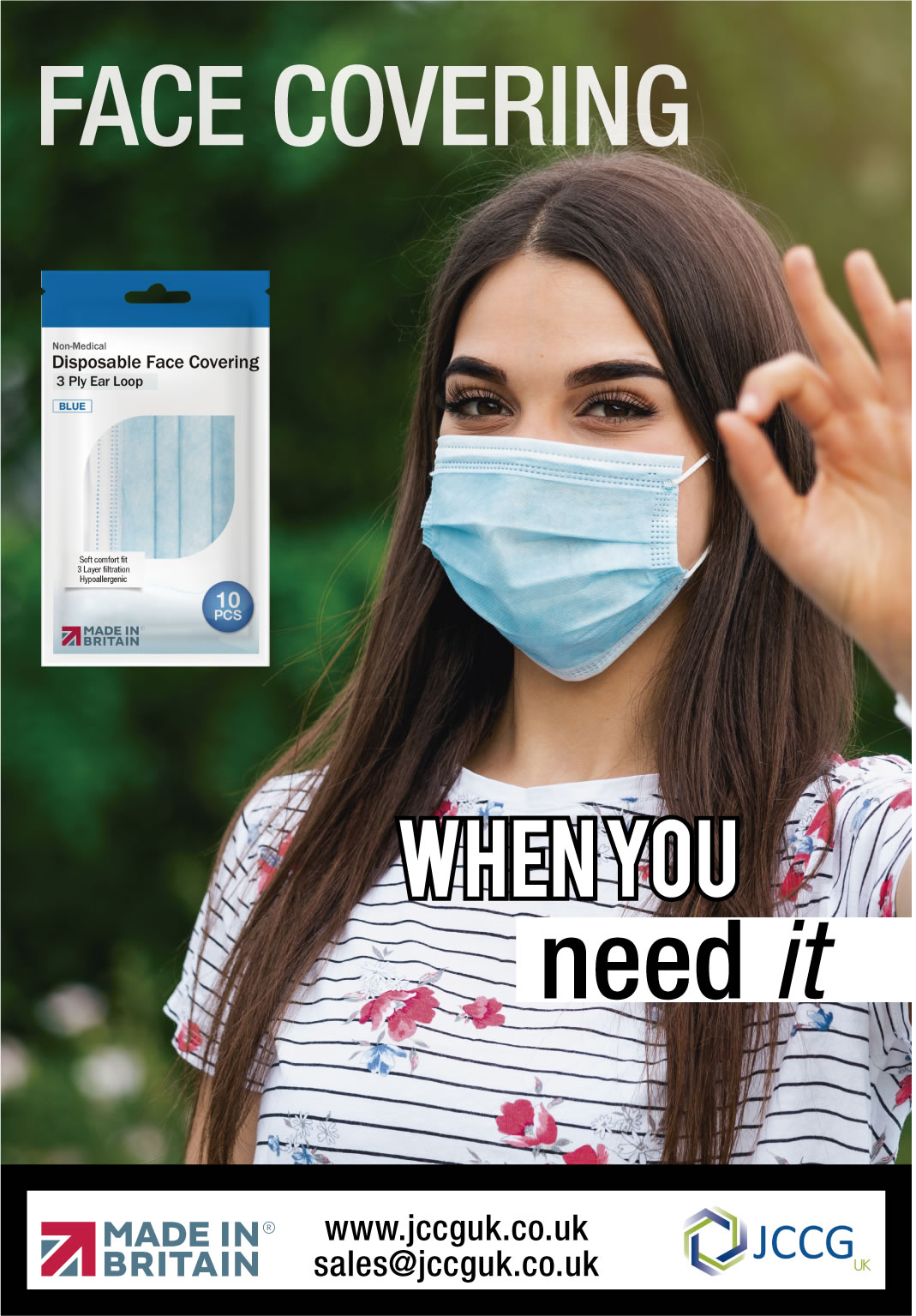 Disposable Face Coverings