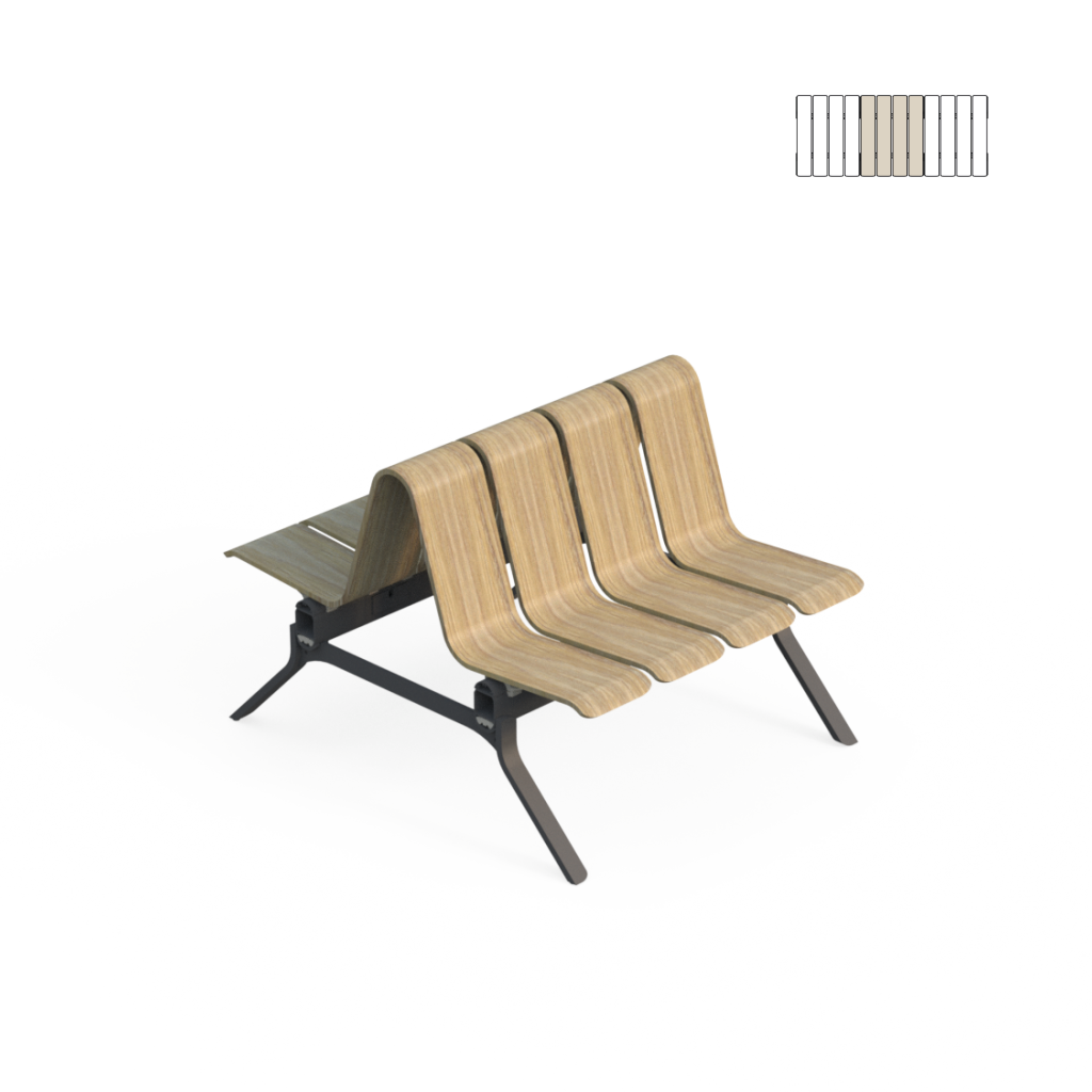 Green Furniture Concept Ascent Double Back 100 Airport Suppliers