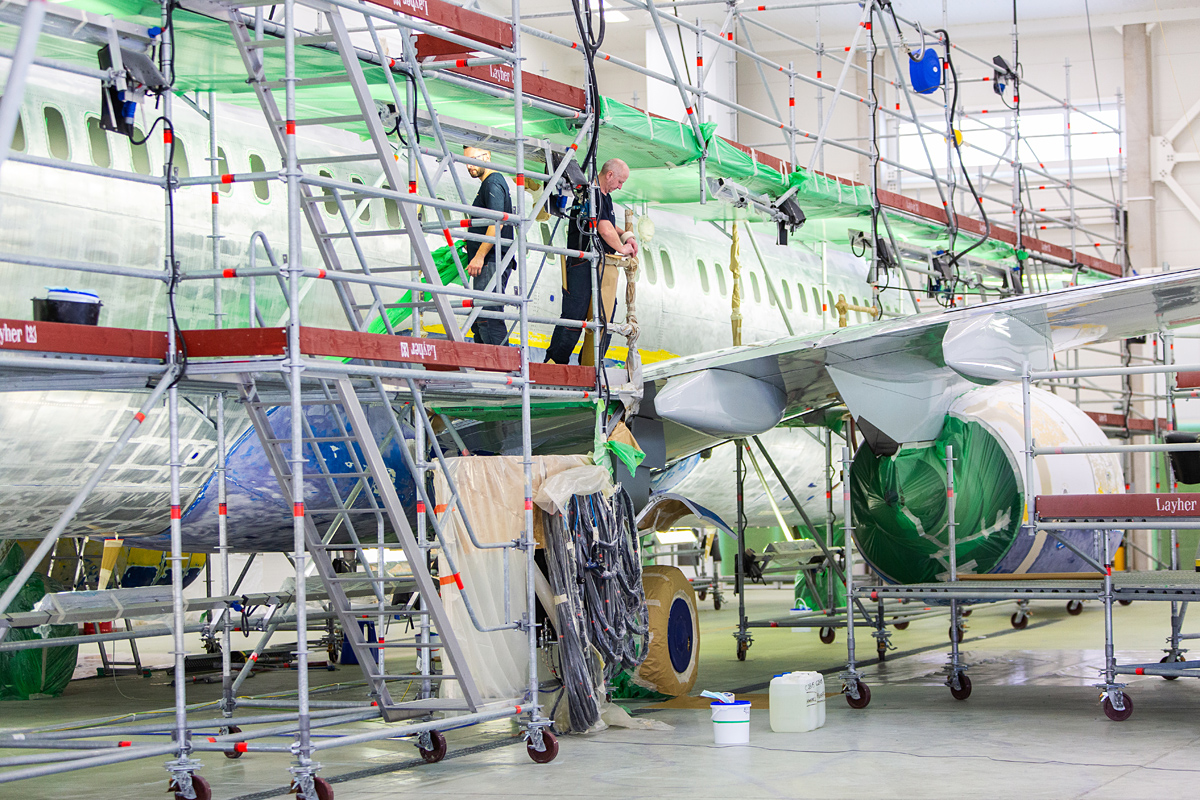 MAAS 4 Aviation opens new worldclass aircraft paint shop in Kaunas