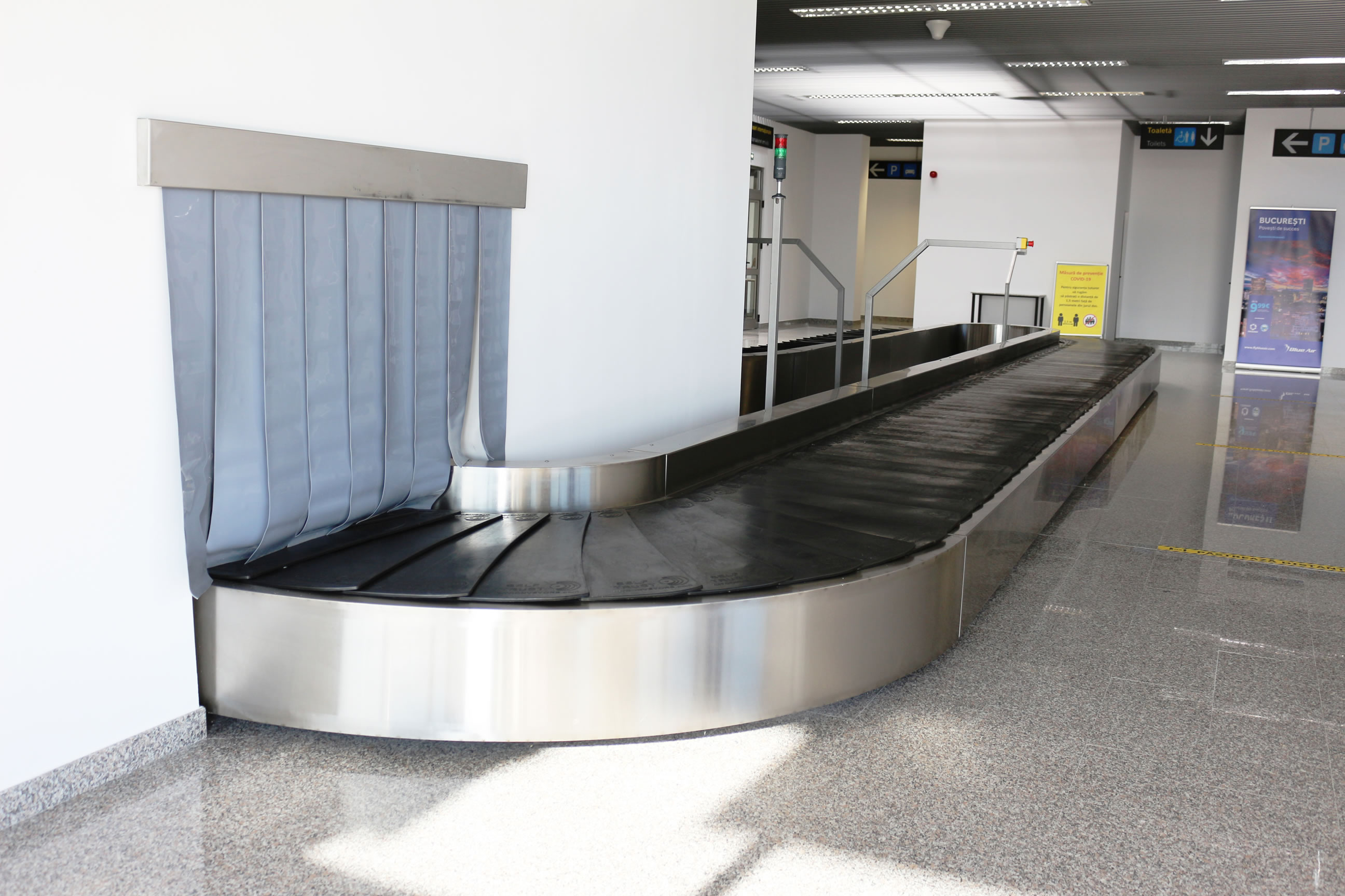Baggage Reclaim Information Board Inside Prague International Airport ...