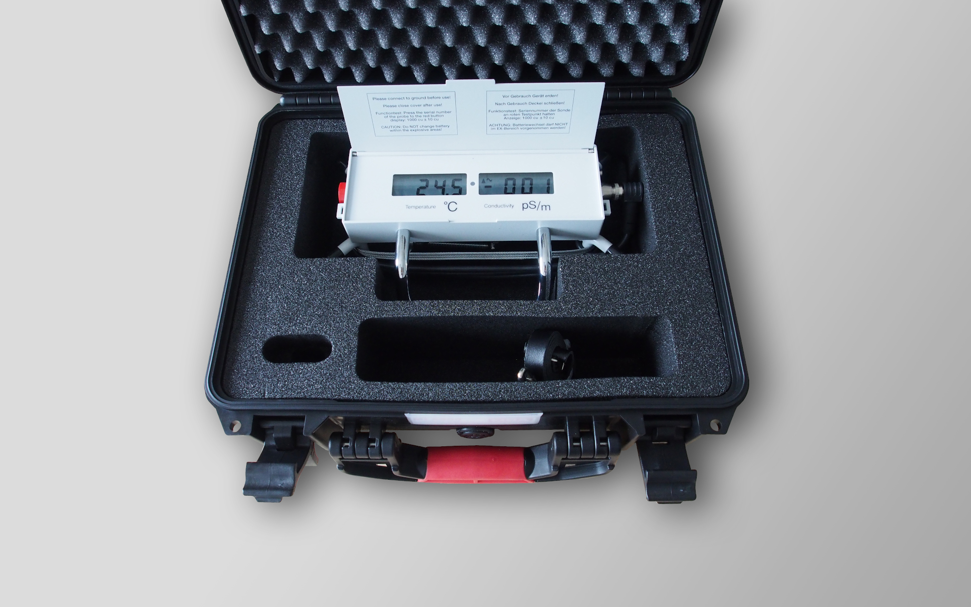 Mobile Conductivity Meter for Aviation Fuel Airport Suppliers