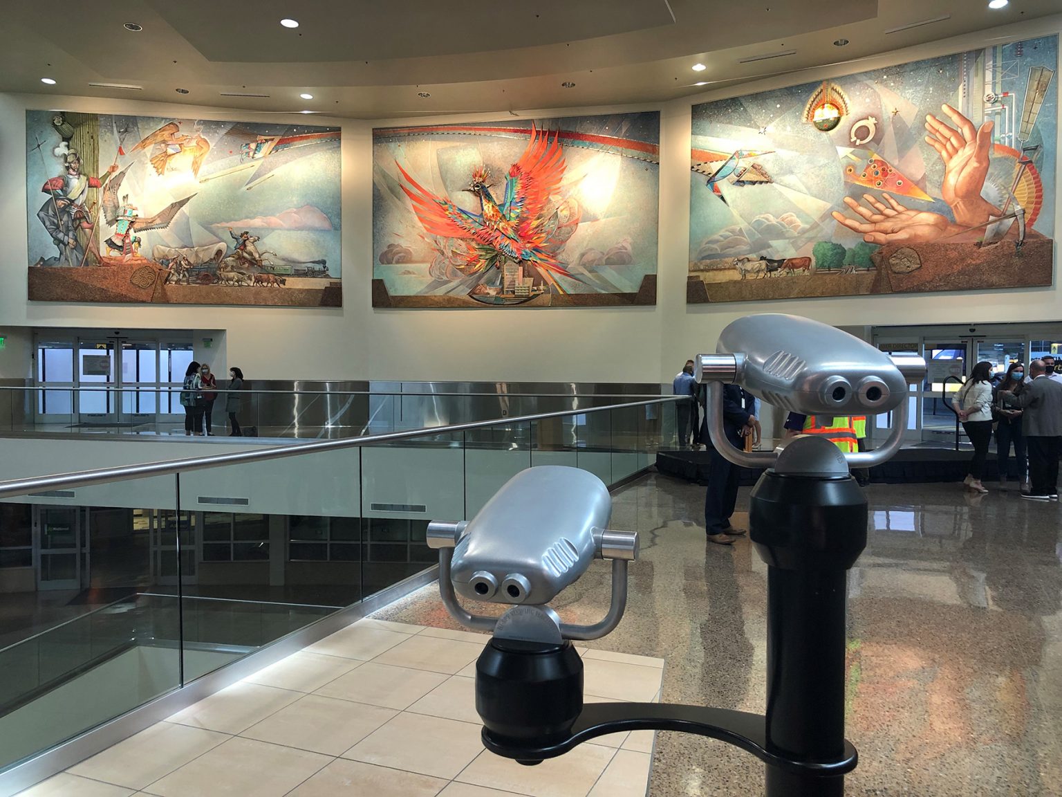 Famed Airport Mural Officially Displayed in New Home Airport Suppliers