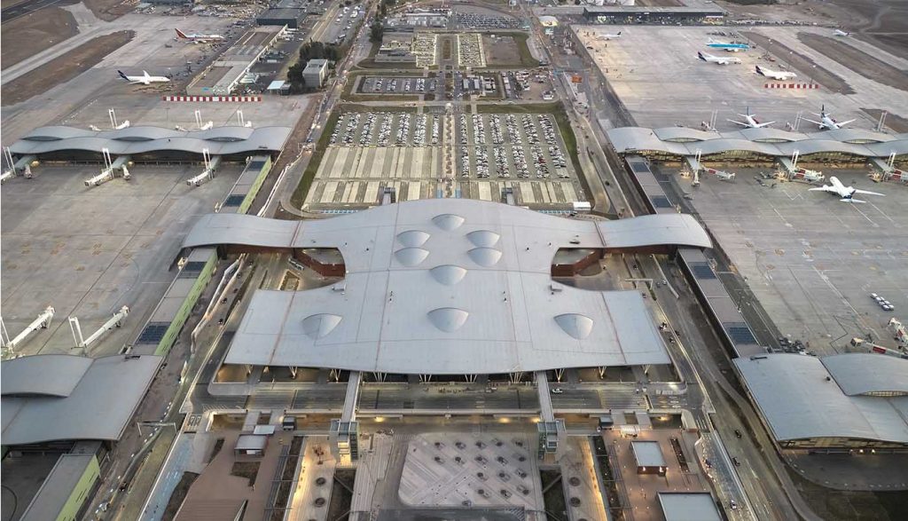 New Terminal 2 opens at Santiago International Airport in Chile
