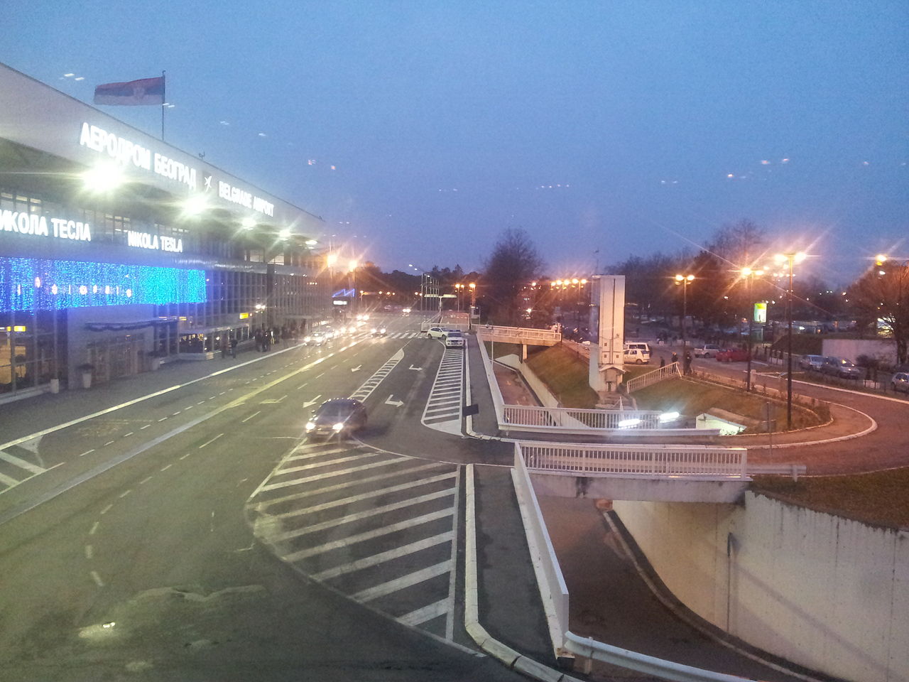 Belgrade-Tesla_Airport_Driveway - Airport Suppliers