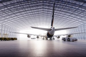 Hangars for wide body aircraft such as the A350, B777, B787