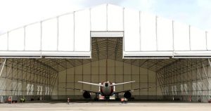 Narrow body aircraft hangars