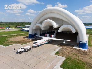 Inflatable Aircraft hangar