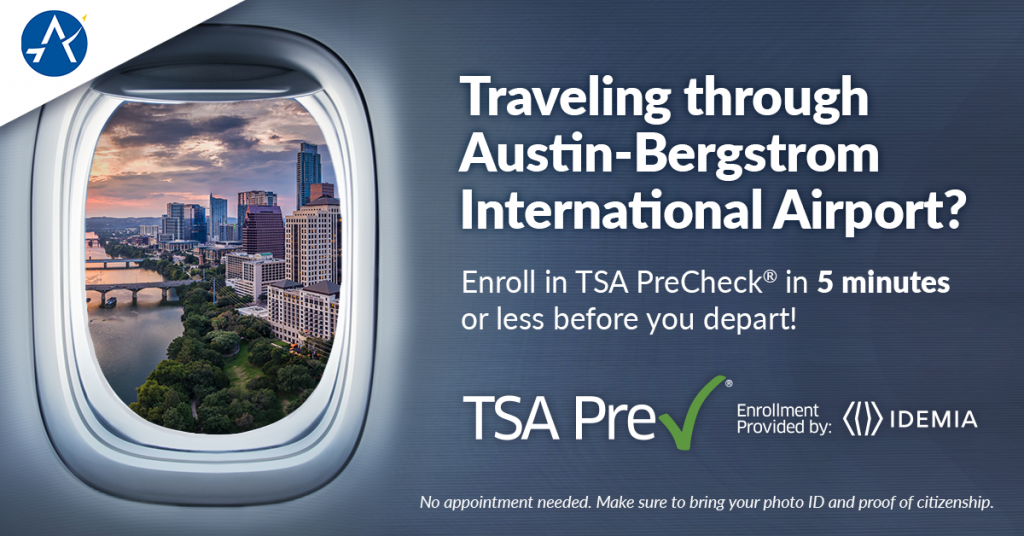Austin Bergstrom Airport tsa precheck graphic - Airport Suppliers