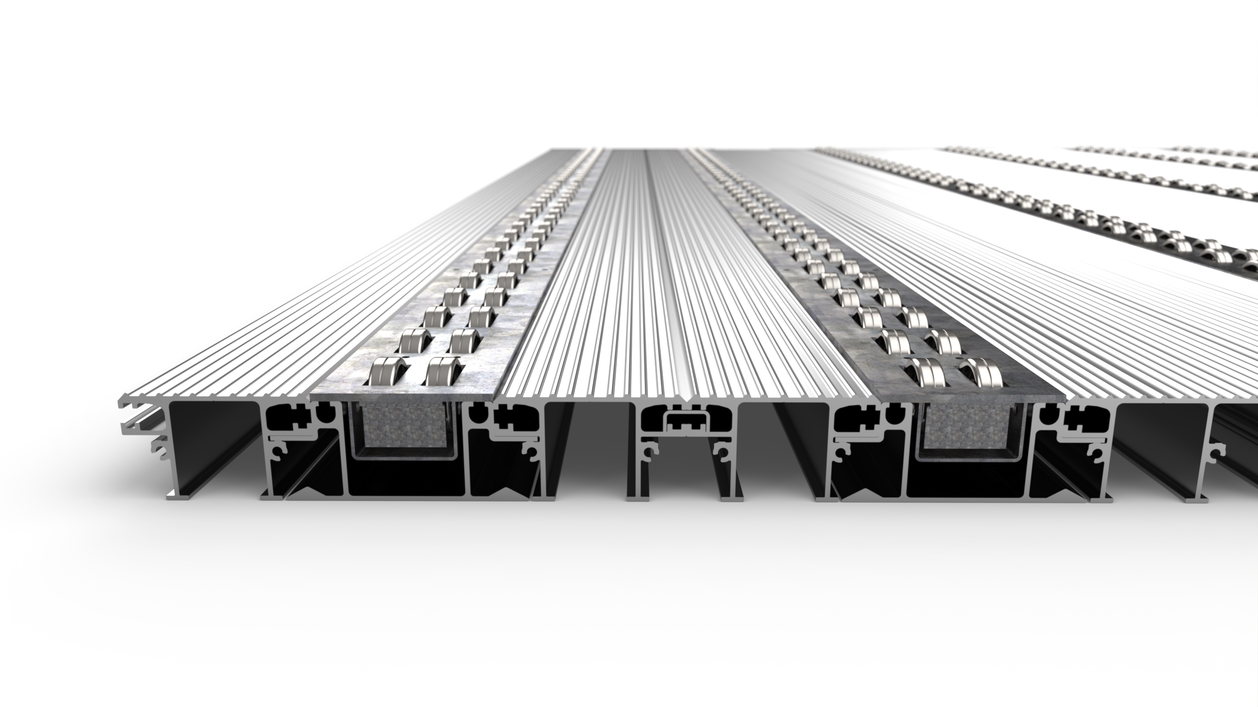 MRS Modular Roller Bed System for Trucks / Trailers Airport Suppliers