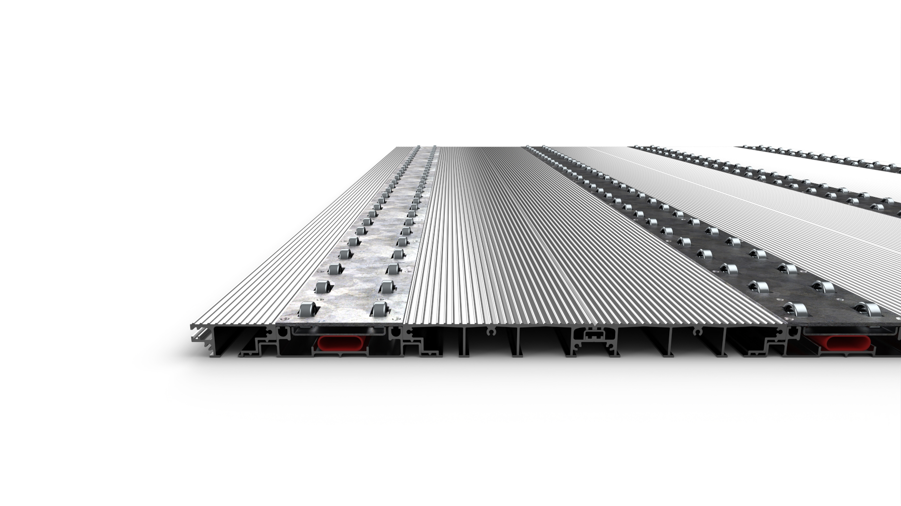 MRS Modular Roller Bed System for Trucks / Trailers Airport Suppliers