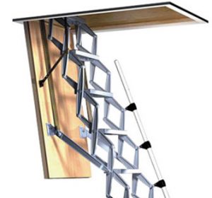 TYPE BL-ZBOX Retractable Ladder with Trap Door