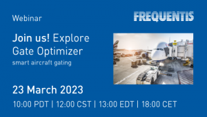 Join Frequentis for a webinar on Smart aircraft gating with Gate Optimizer