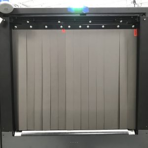 Curtains for checkpoint, baggage, and cargo screening equipment
