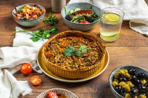 Clive’s Red Pepper Harissa Quiche