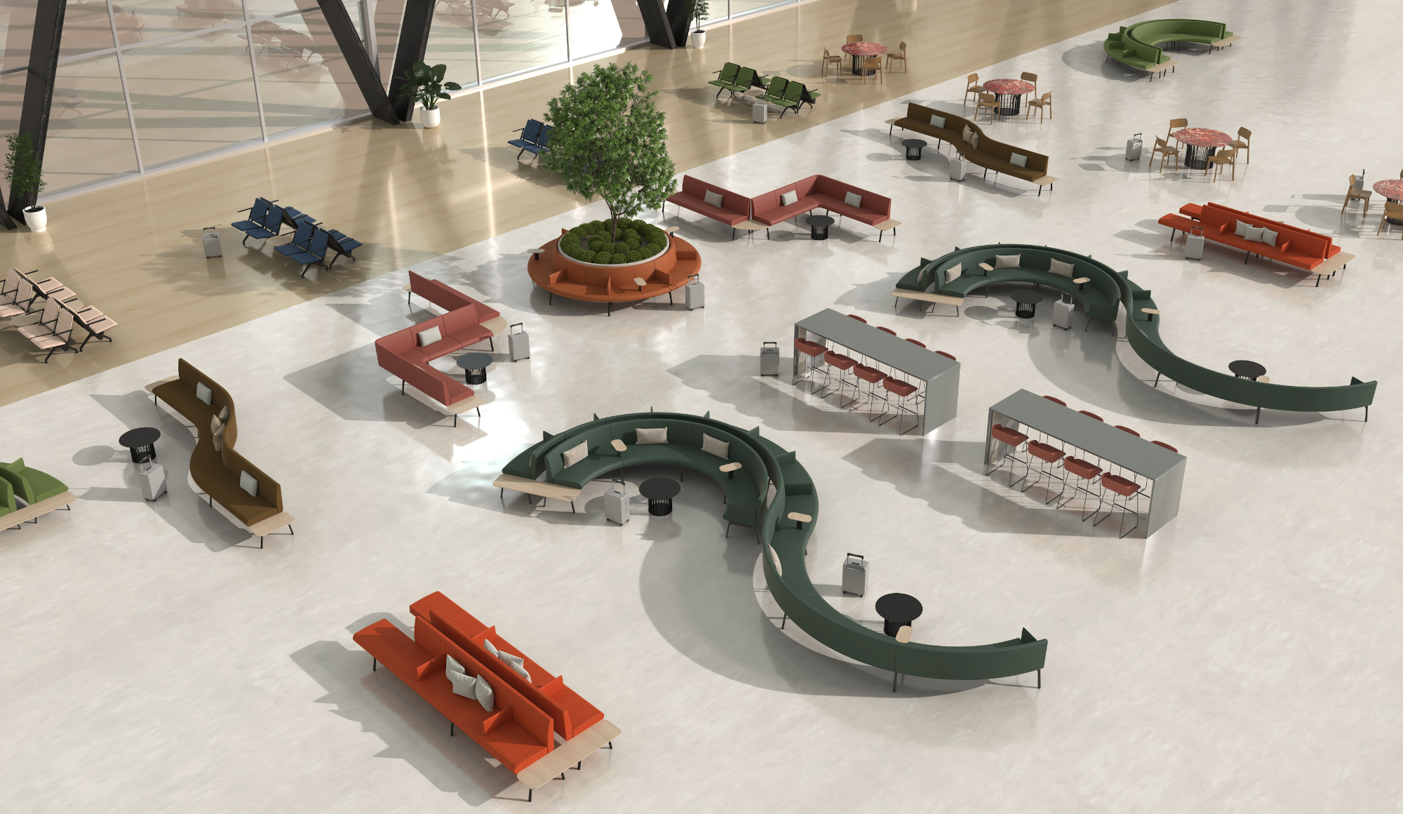 High Quality, Stylish, and Durable Furniture for Airports - Zaneti 