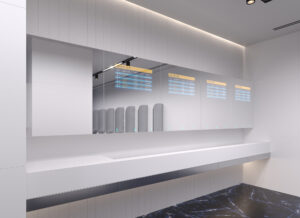 State-of-the-Art Washroom Solutions - Stern Engineering creating commercial washroom fixtures for a complete touch-free environment