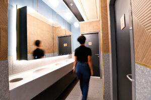 State-of-the-Art Washroom Solutions - Stern Engineering creating commercial washroom fixtures for a complete touch-free environment