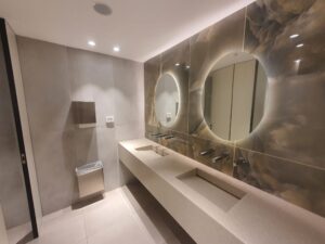 State-of-the-Art Washroom Solutions - Stern Engineering creating commercial washroom fixtures for a complete touch-free environment