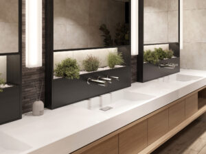 State-of-the-Art Washroom Solutions - Stern Engineering creating commercial washroom fixtures for a complete touch-free environment
