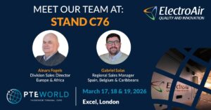 ElectroAir Debuts at PTE World 2026 With Under-Ramp Frequency Converter for Cleaner Aprons and More Efficient Gate Operations