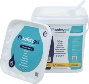 SafetyGel Bodily Fluid Spill Absorbent Granules - 4.5kg Tub
