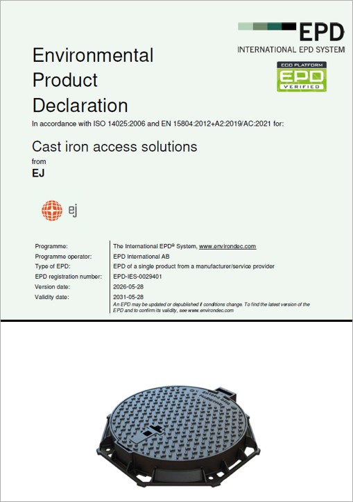 EJ environmental product information